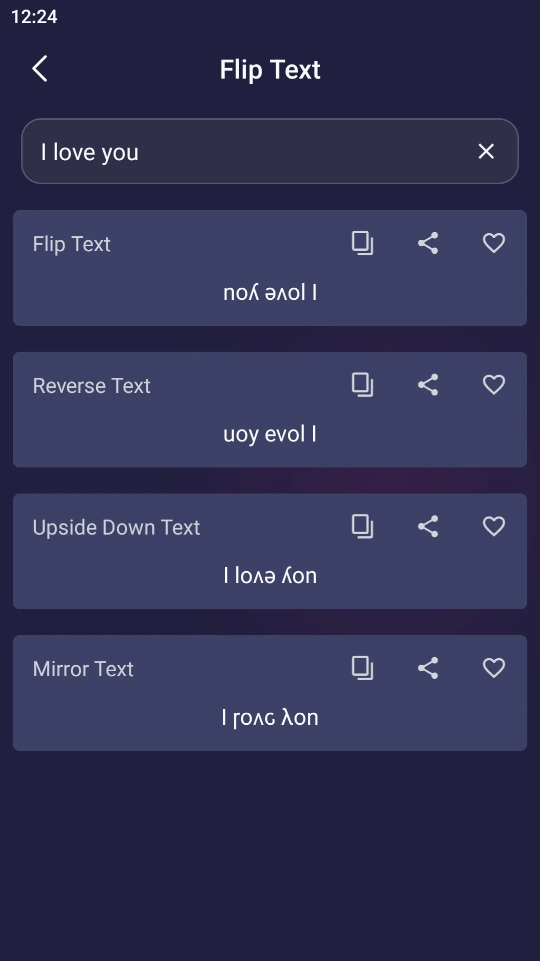 Flip Text - Upside Down Text | Indus Appstore | Screenshot