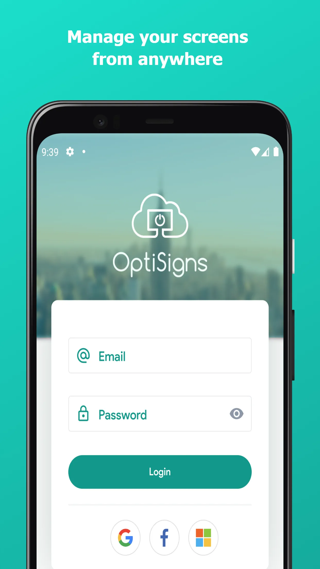 OptiSigns Admin | Indus Appstore | Screenshot