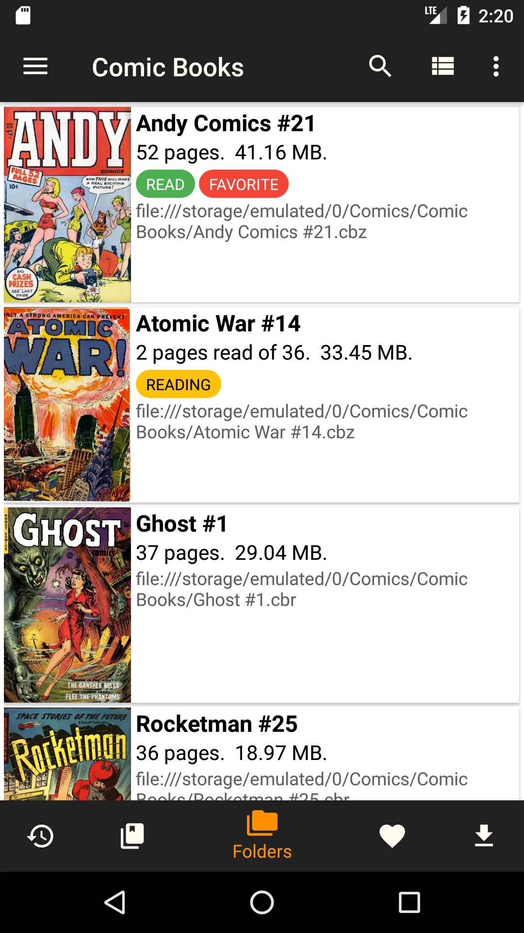 CDisplayEx Comic Reader Lite | Indus Appstore | Screenshot