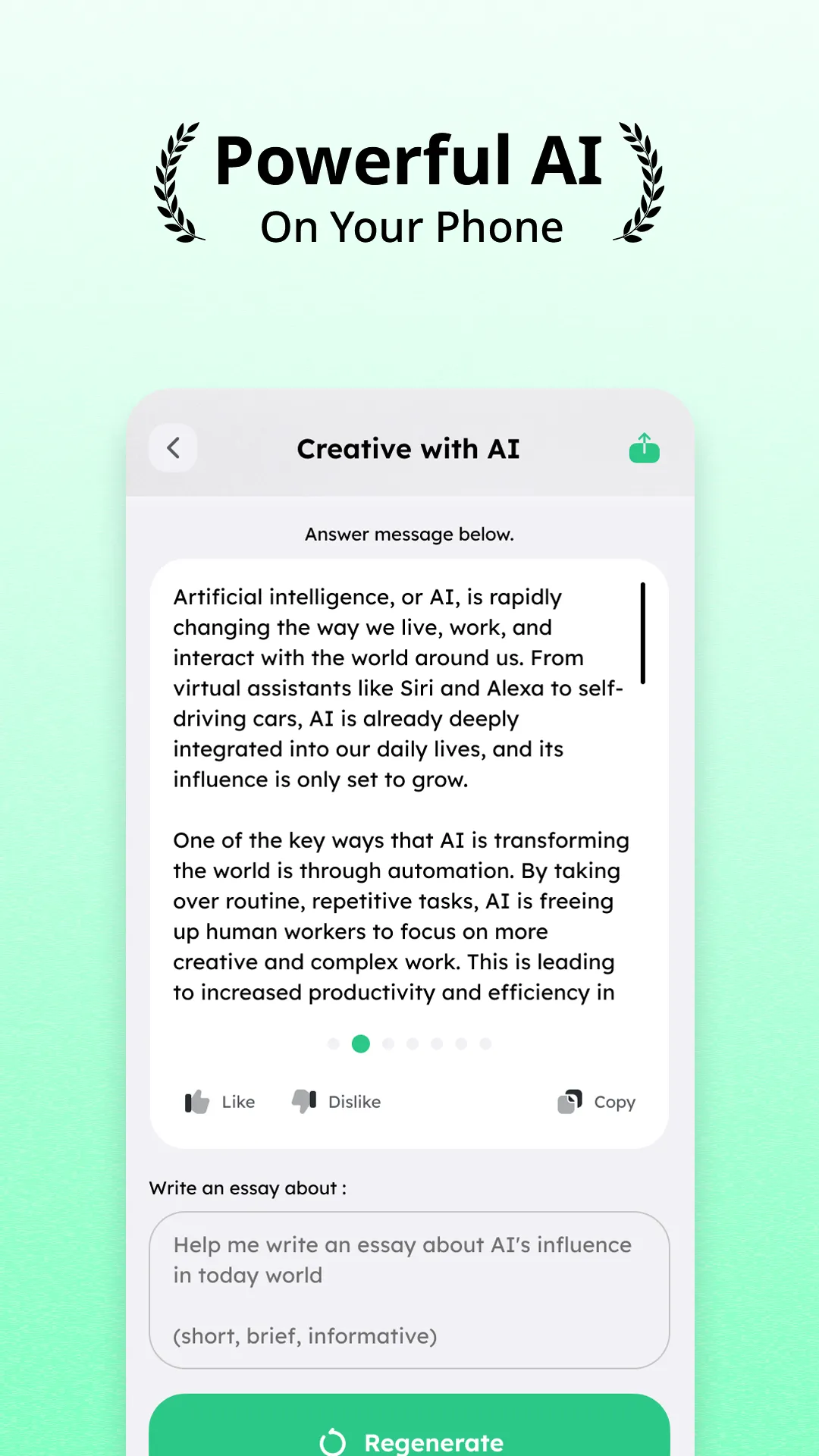 AI Writer: Chatbot Assistant | Indus Appstore | Screenshot