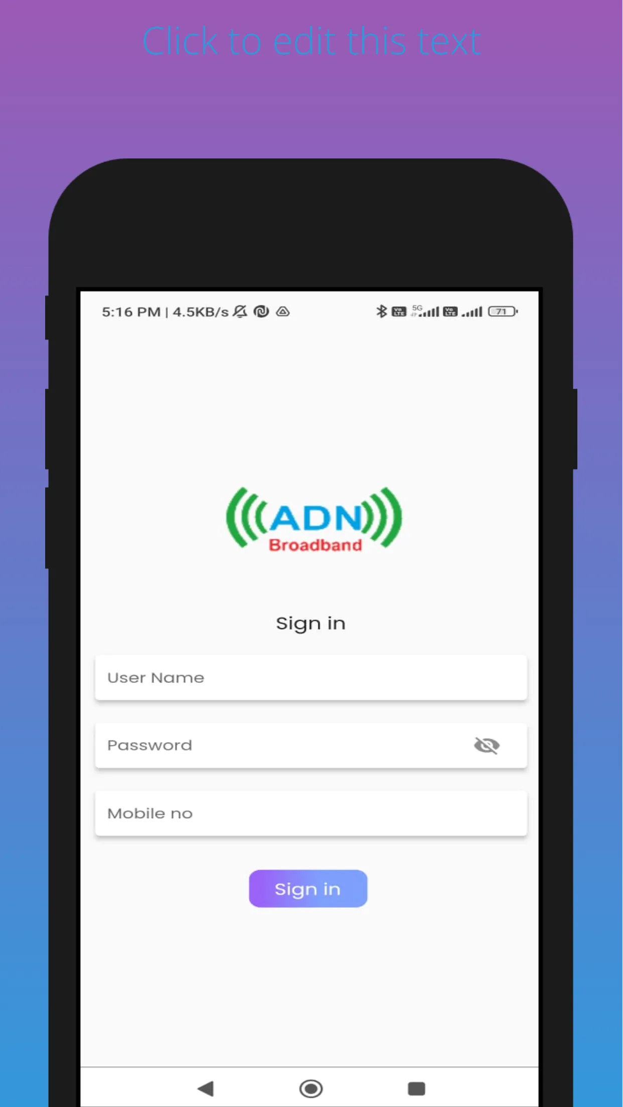 ADN Broadband | Indus Appstore | Screenshot