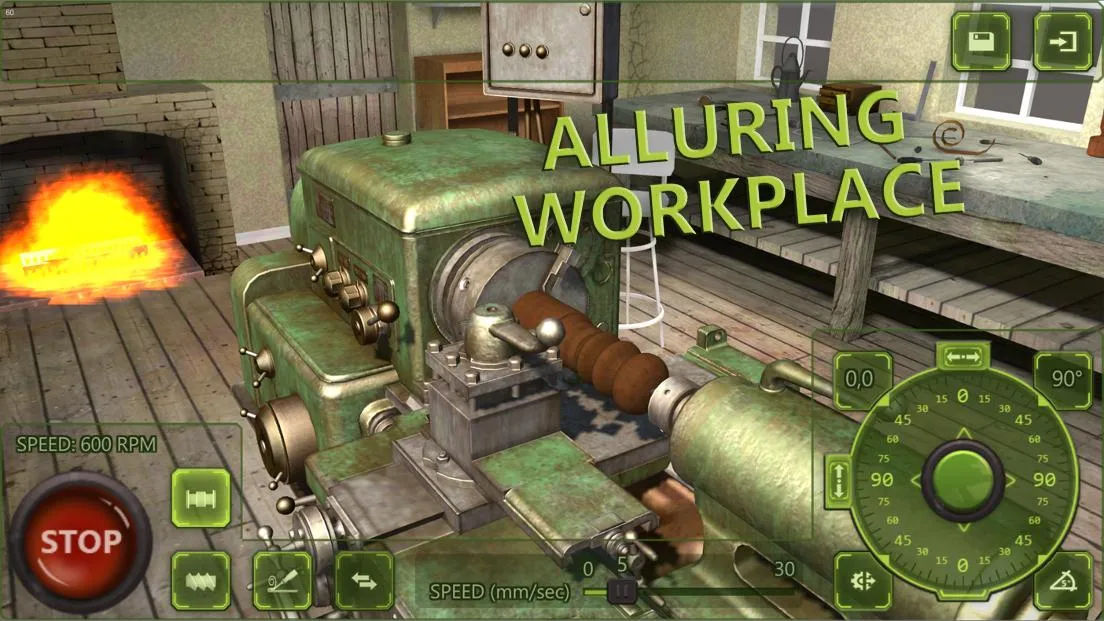 Lathe Machine 3D: Turning Sim | Indus Appstore | Screenshot