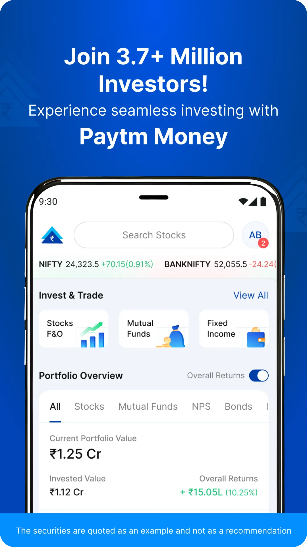 Paytm Money: Stocks, MF, IPO | Indus Appstore | Screenshot