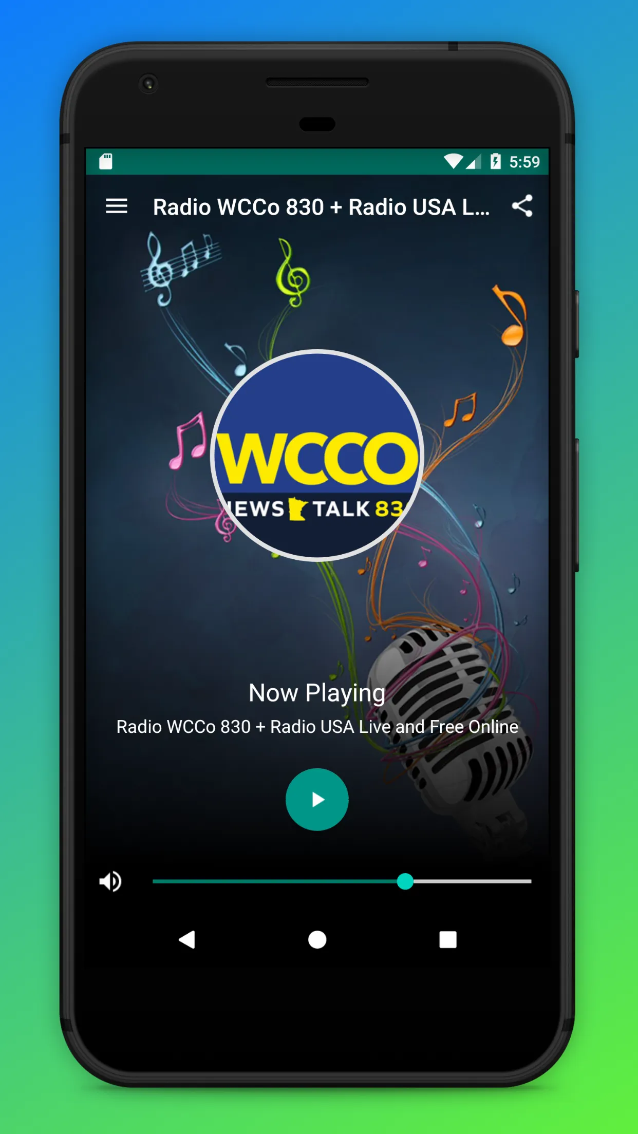 Wcco Radio 830 AM App USA Live | Indus Appstore | Screenshot