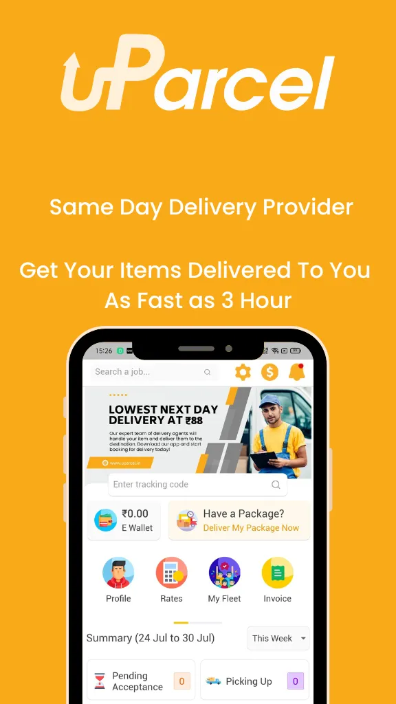 uParcel India | Indus Appstore | Screenshot