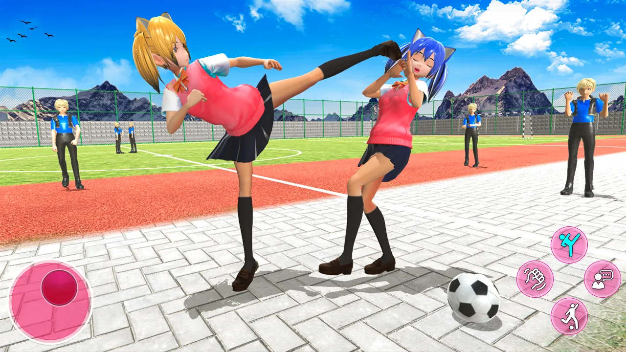 School Life Anime Girl Game 3D | Indus Appstore | Screenshot