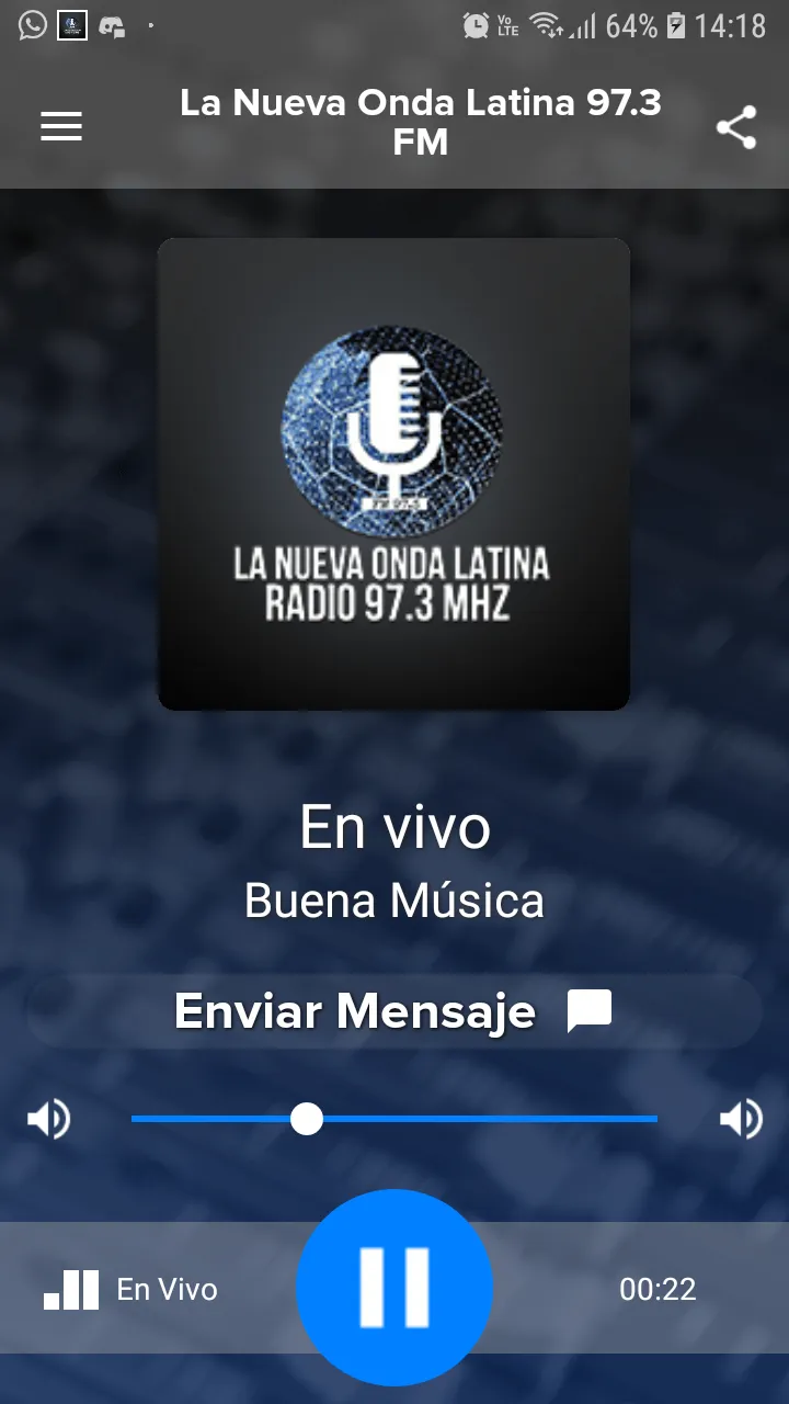 La Nueva Onda Latina 97.3 Fm | Indus Appstore | Screenshot