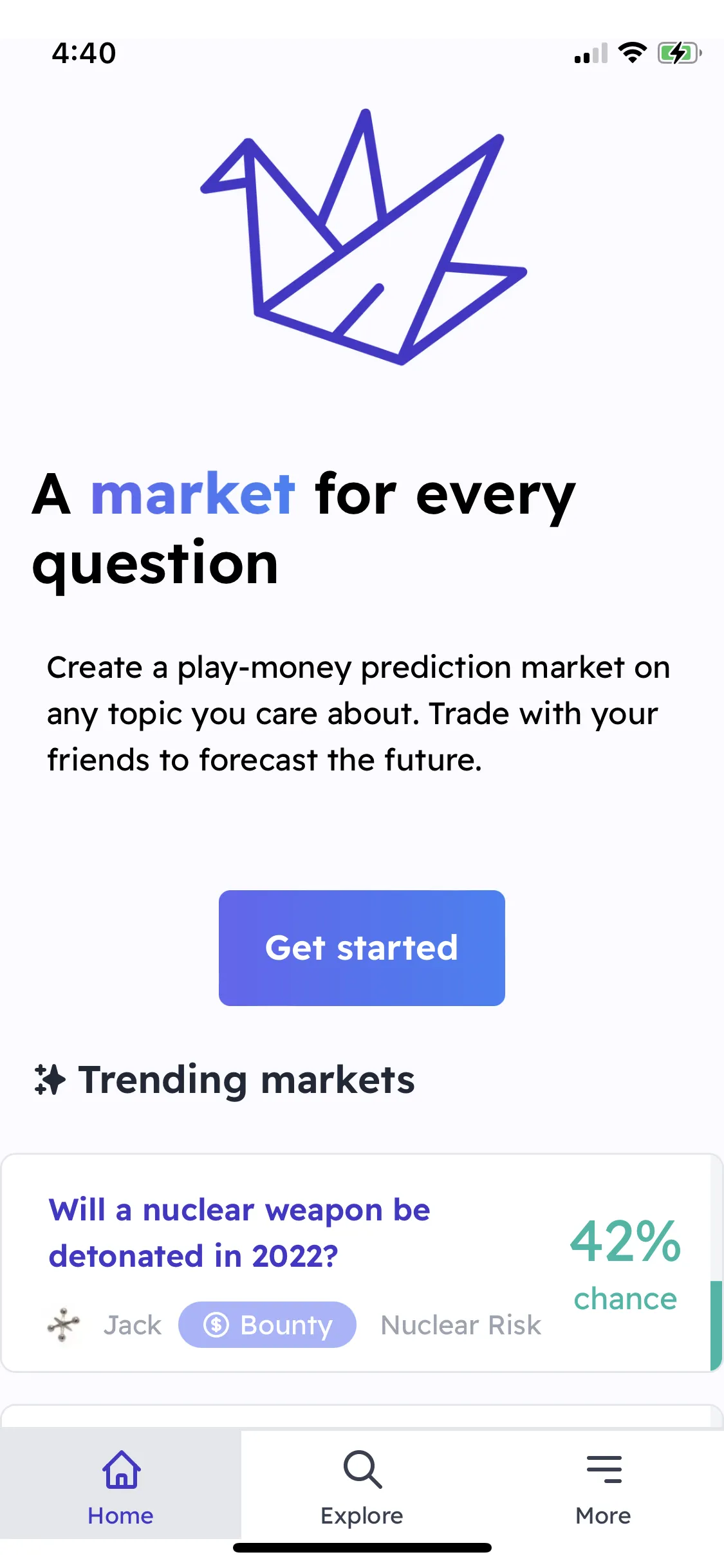 Manifold Markets | Indus Appstore | Screenshot