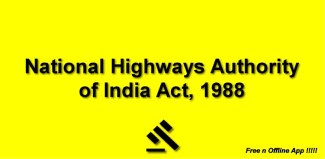 National Highways Authority of India Act 1988-NHAI | Indus Appstore | Screenshot