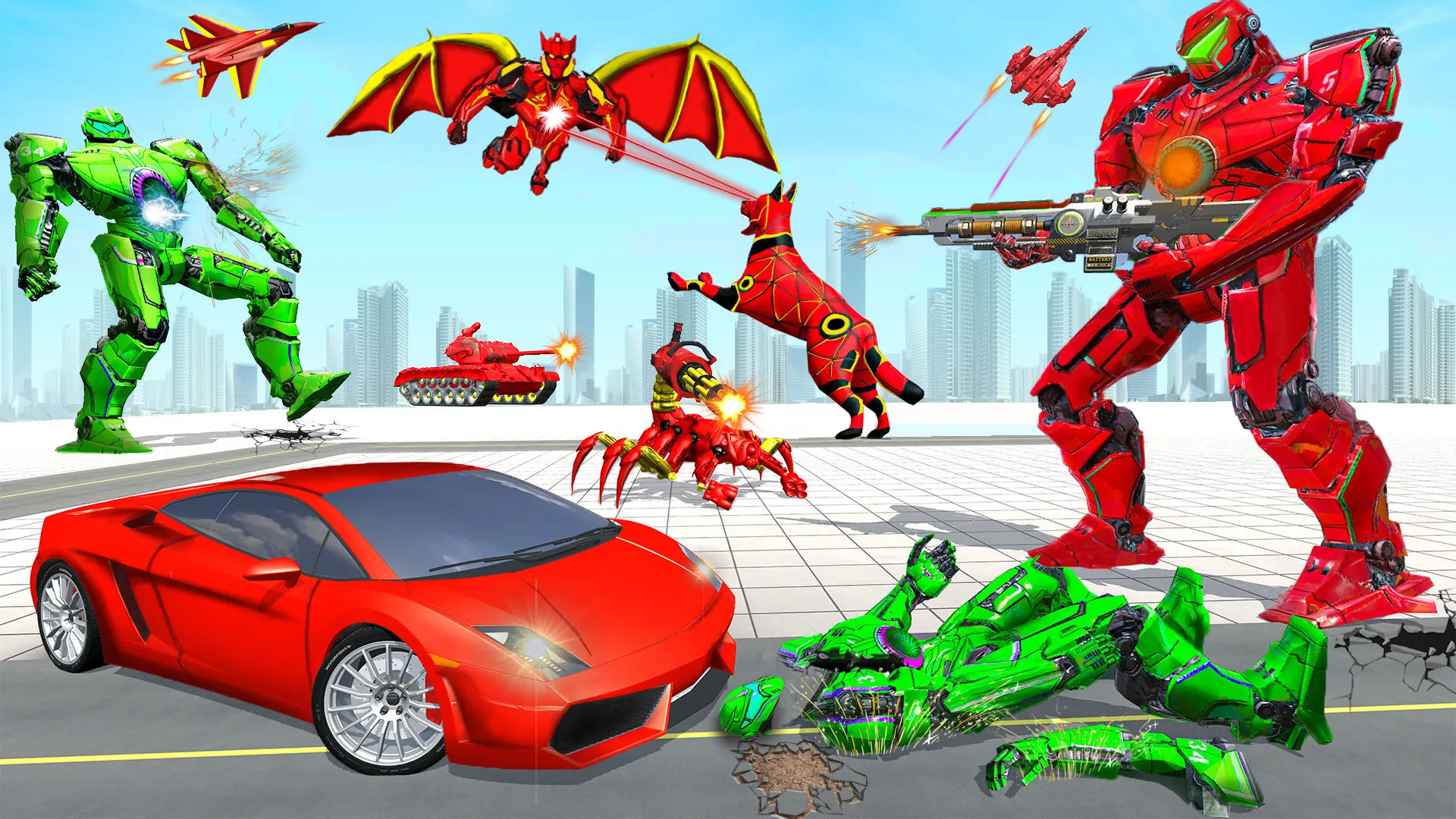 Wild Jackal Robot Bike Games | Indus Appstore | Screenshot