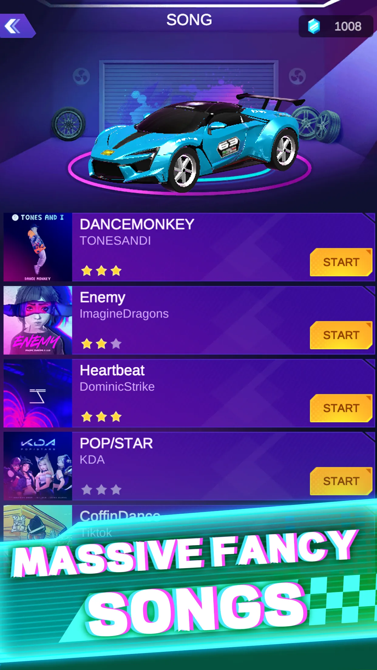 Music Racing : Beat Racing GT | Indus Appstore | Screenshot