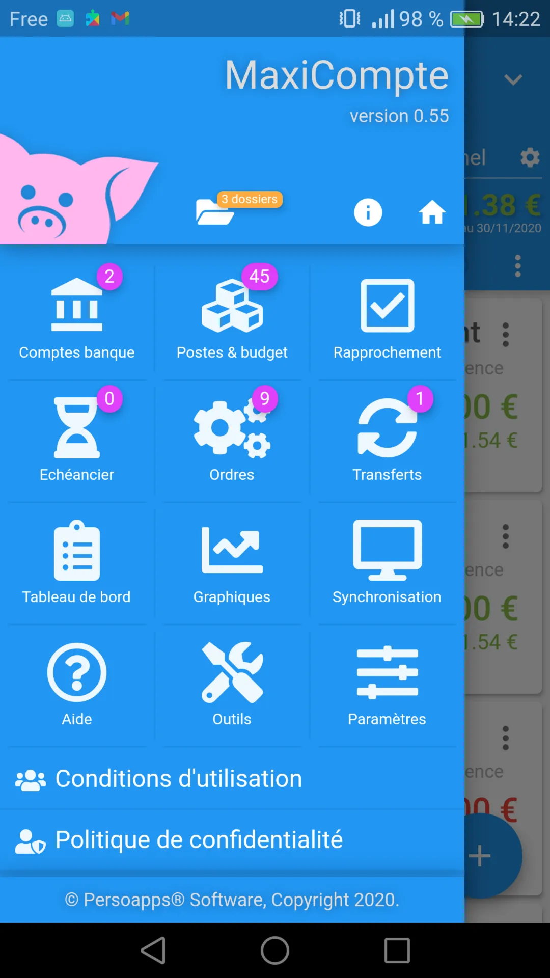 MaxiCompte : Gérer mon budget | Indus Appstore | Screenshot