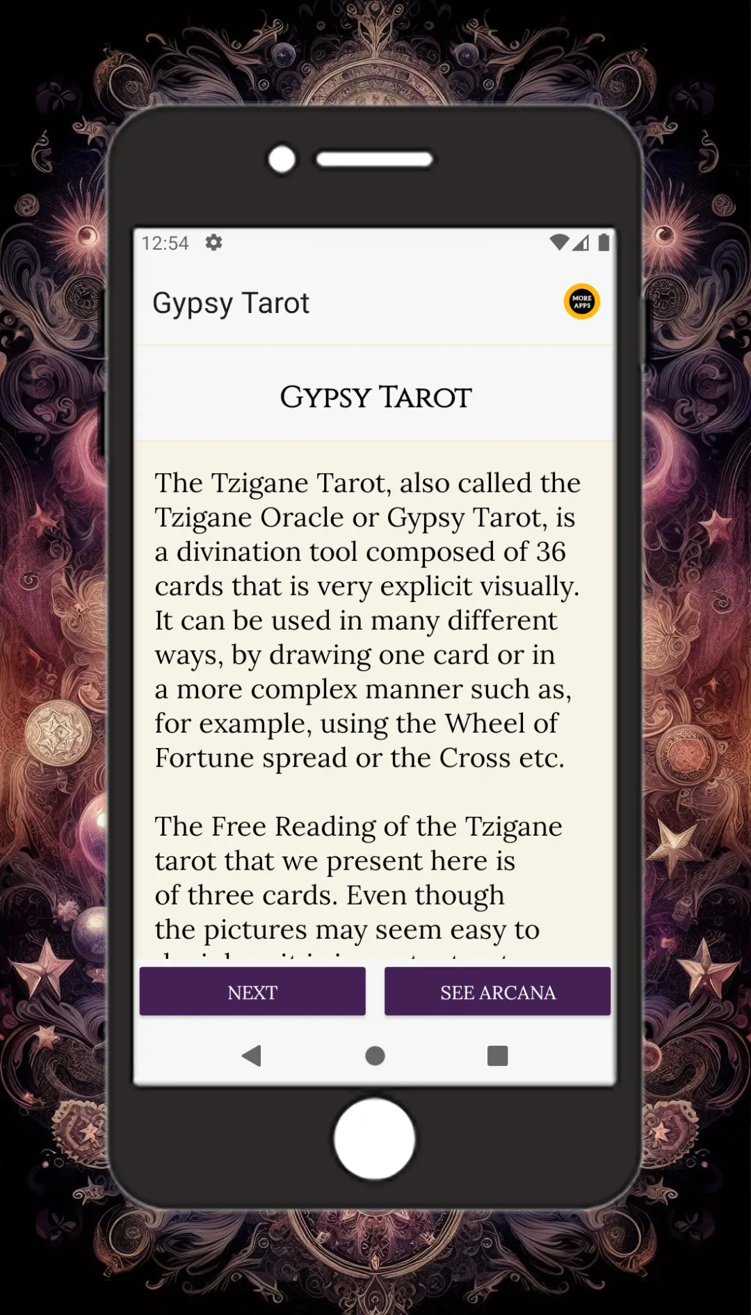 Gypsy Tarot | Indus Appstore | Screenshot