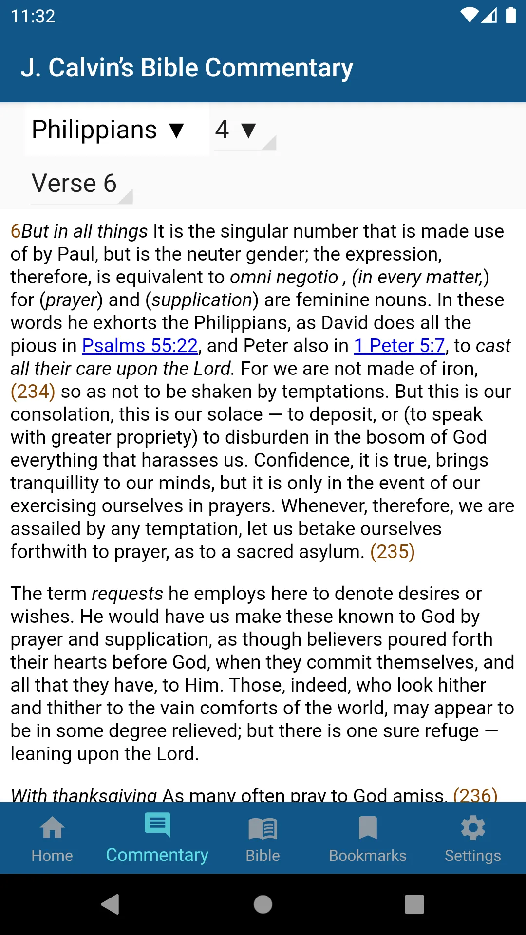 J. Calvin’s Bible Commentaries | Indus Appstore | Screenshot