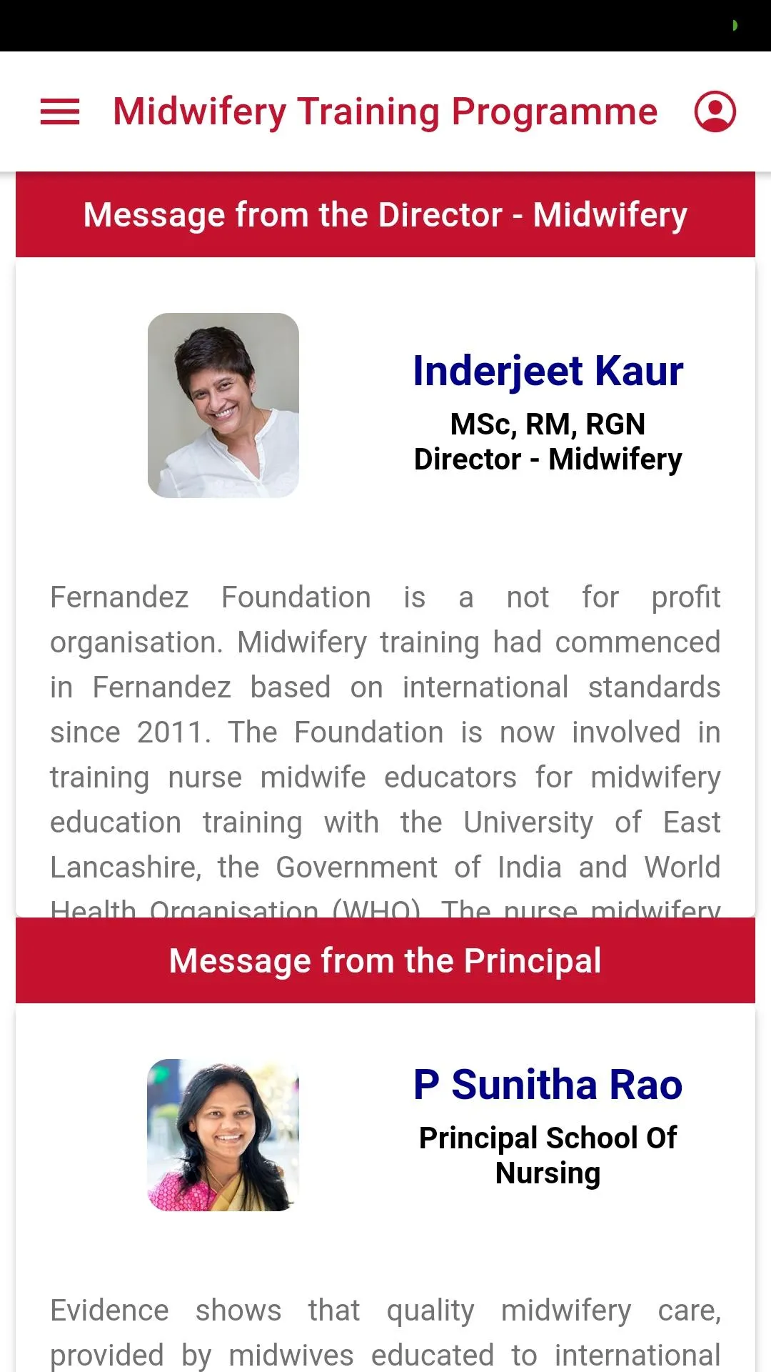 Fernandez Midwifery App | Indus Appstore | Screenshot