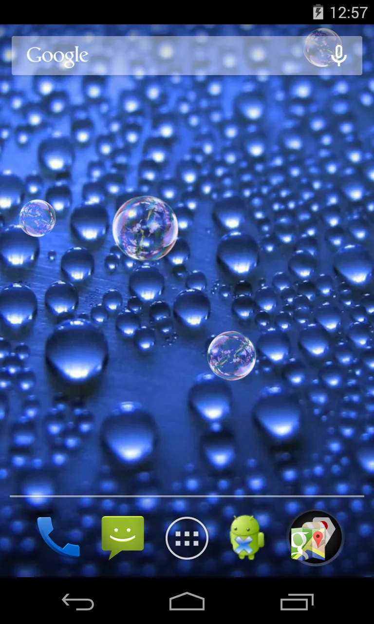 Water drops Live Wallpaper | Indus Appstore | Screenshot