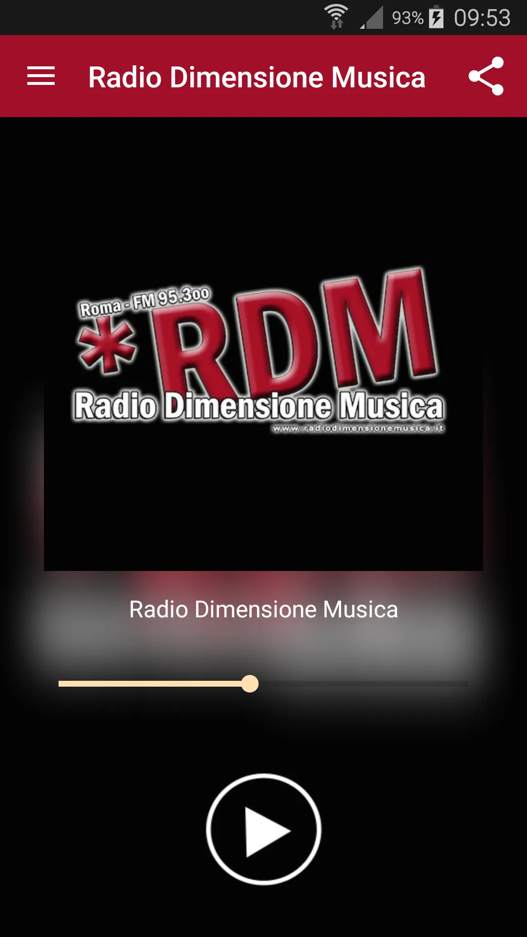 RDM Radio Dimensione Musica | Indus Appstore | Screenshot