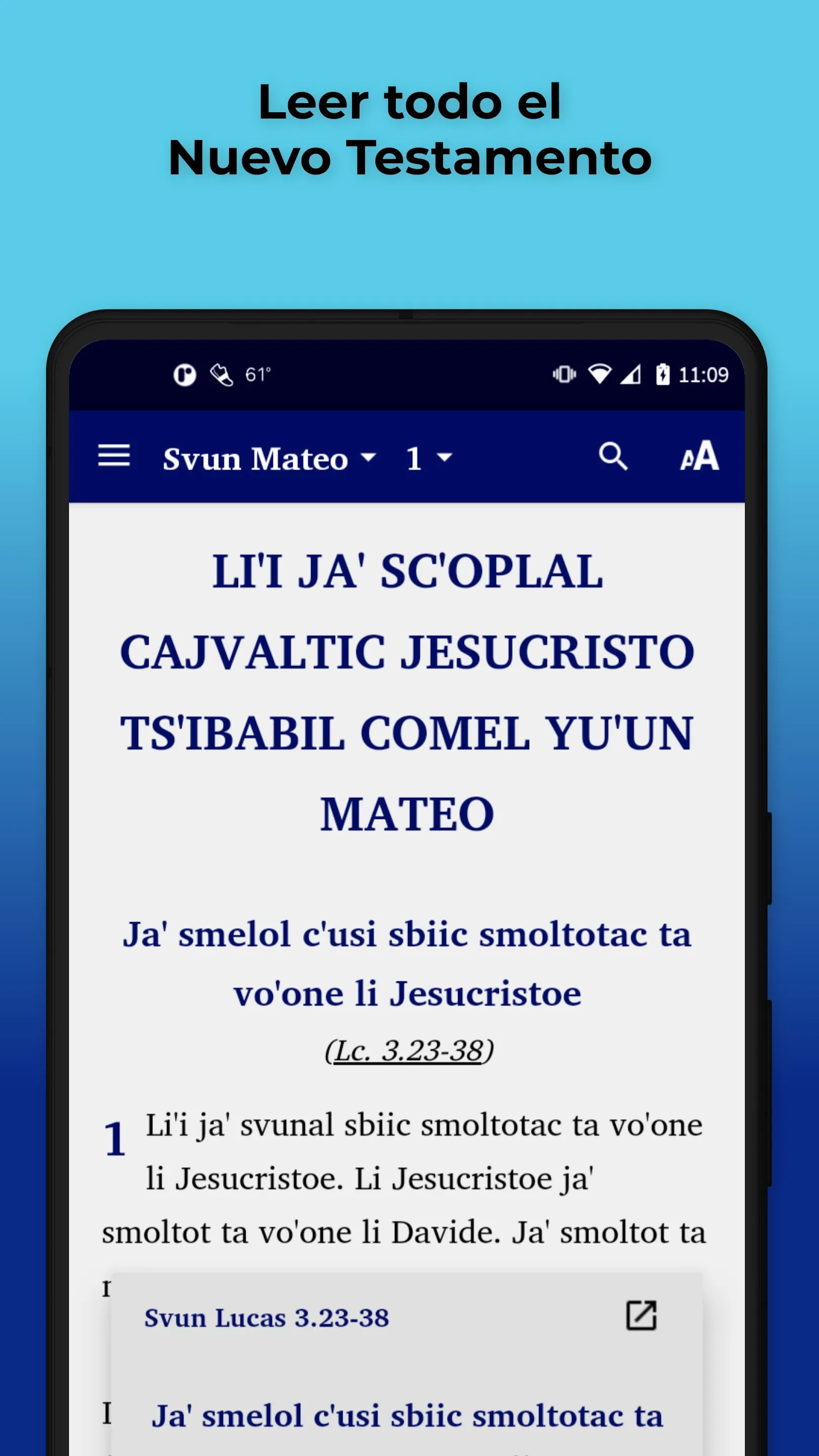 Tzotzil Chenalhó Bible | Indus Appstore | Screenshot