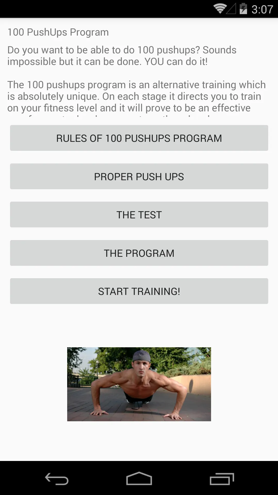 100 PushUps | Indus Appstore | Screenshot