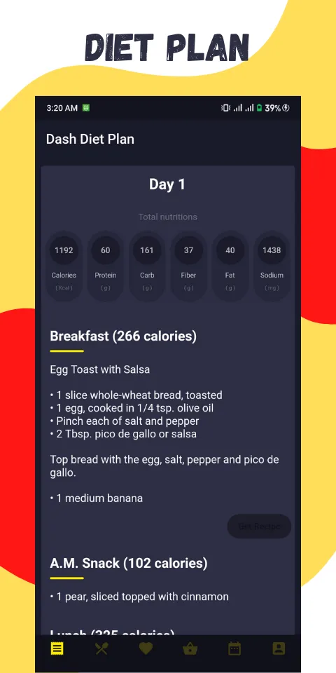 DASH Diet: 7 Day Plan, Recipes | Indus Appstore | Screenshot