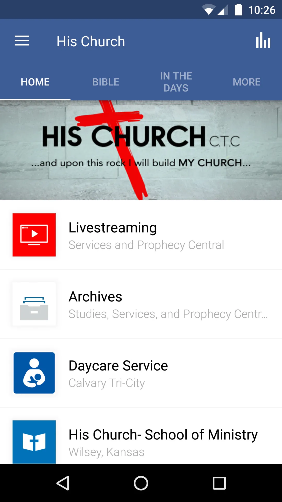 His Church - CCP | Indus Appstore | Screenshot