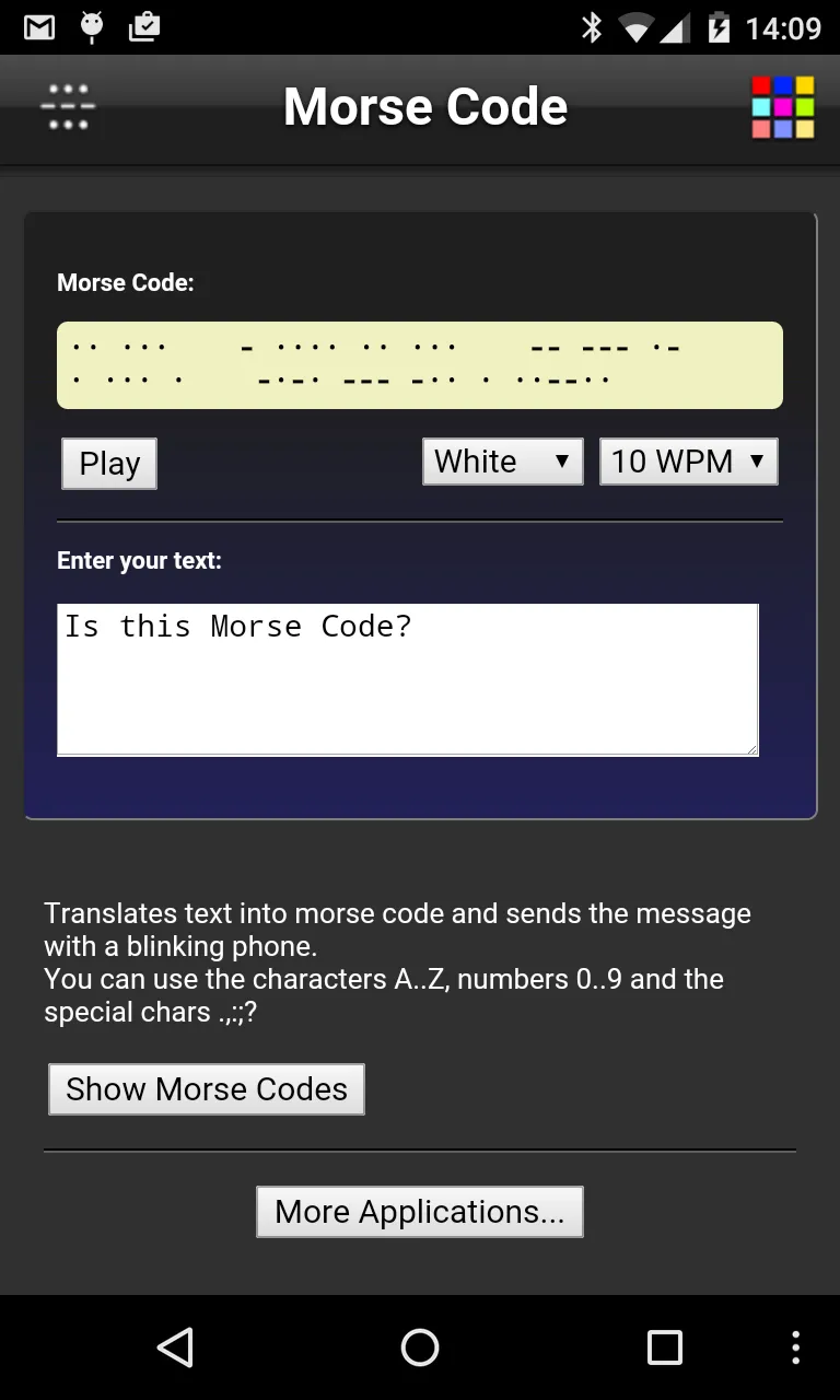 Morse Code | Indus Appstore | Screenshot