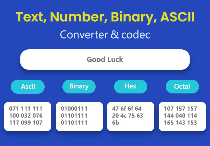 Text, Number, Binary, ASCII Co | Indus Appstore | Screenshot