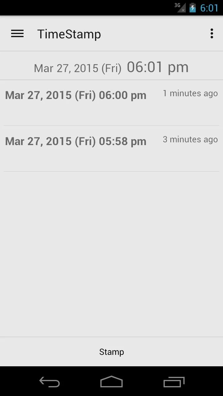 TimeStamp | Indus Appstore | Screenshot