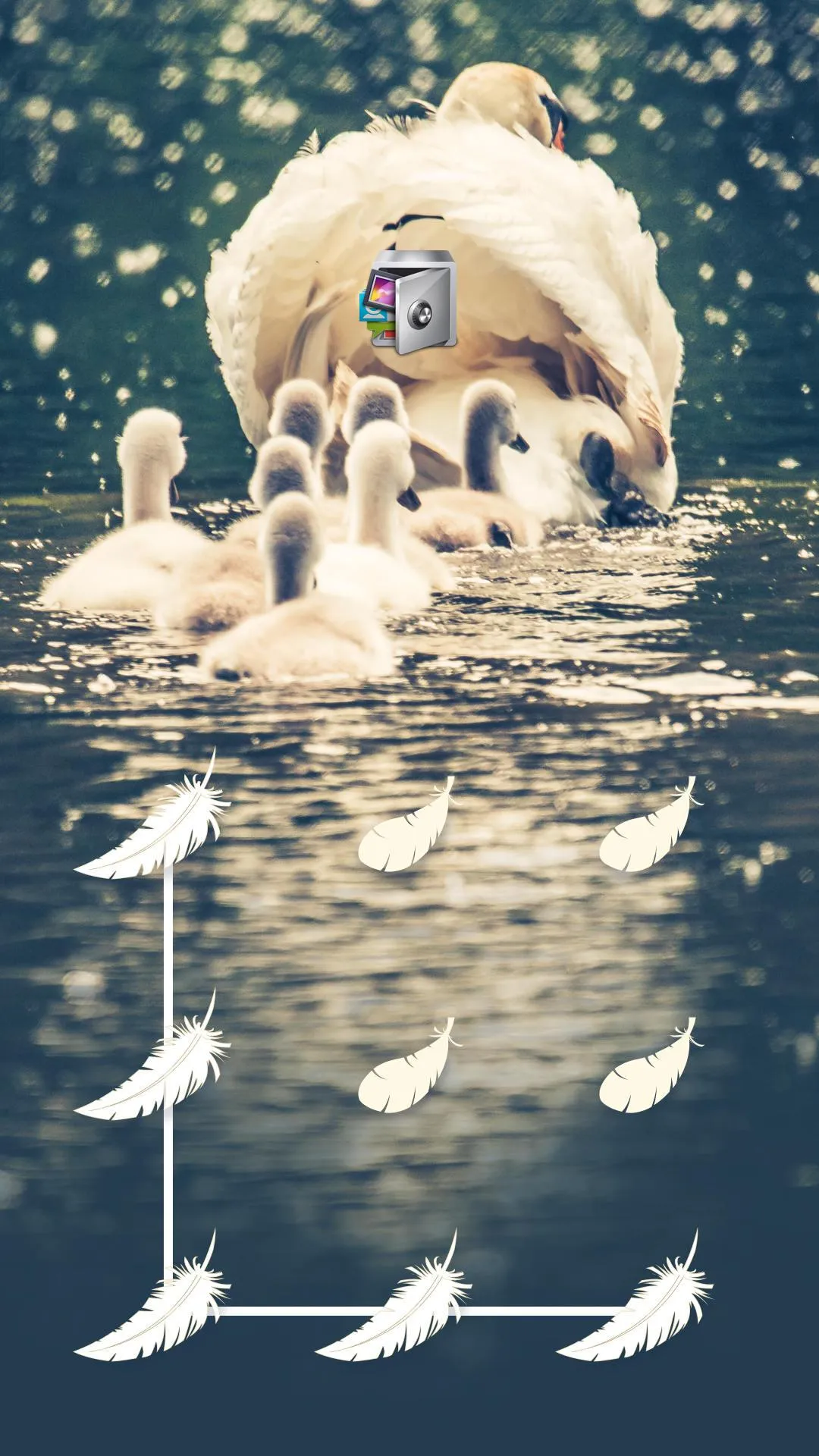 AppLock Theme Swan | Indus Appstore | Screenshot