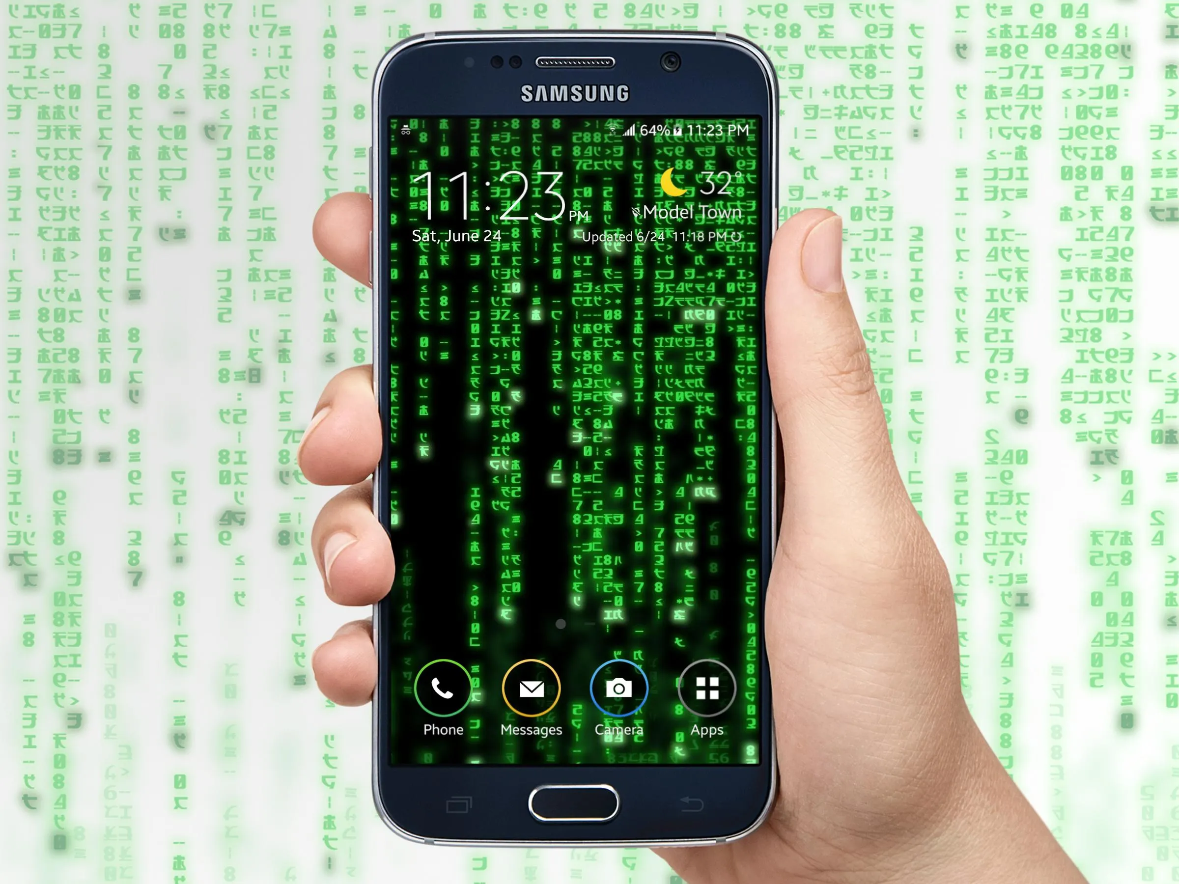 Matrix Code Live Wallpaper | Indus Appstore | Screenshot