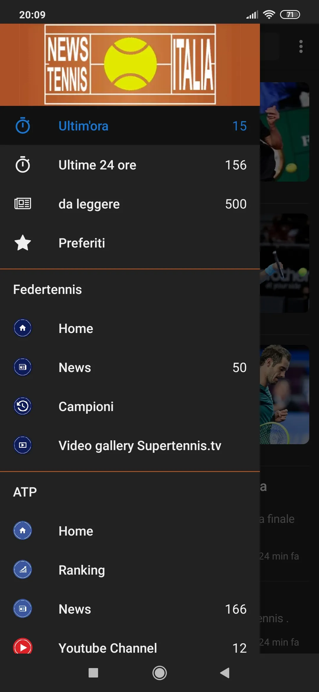 News - Tennis Italia | Indus Appstore | Screenshot