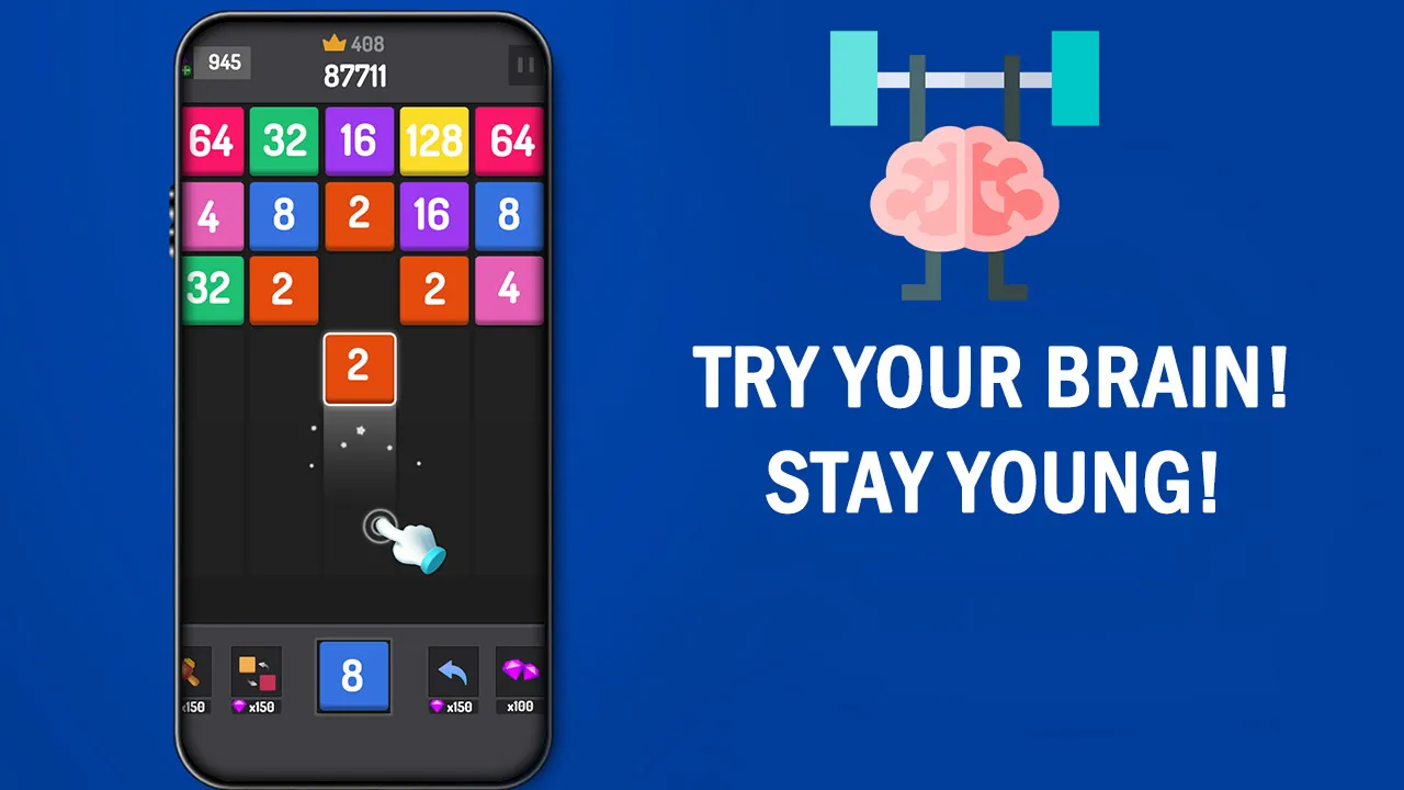 Number Games - 2048 Blocks | Indus Appstore | Screenshot