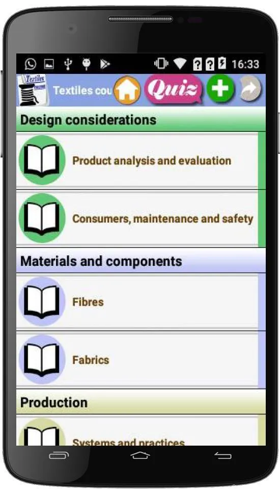 Textiles course | Indus Appstore | Screenshot