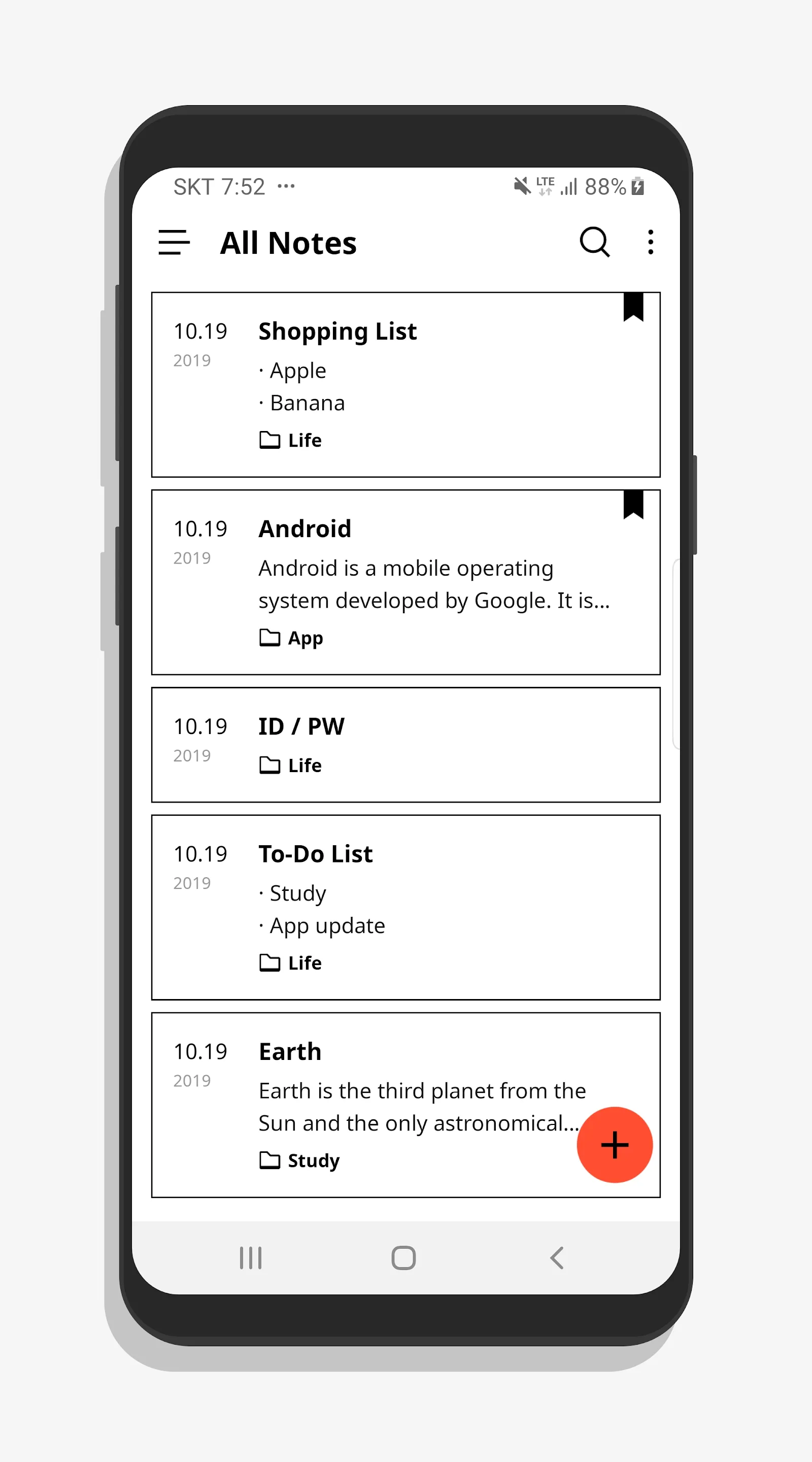 GridNote - Notepad, Notes | Indus Appstore | Screenshot