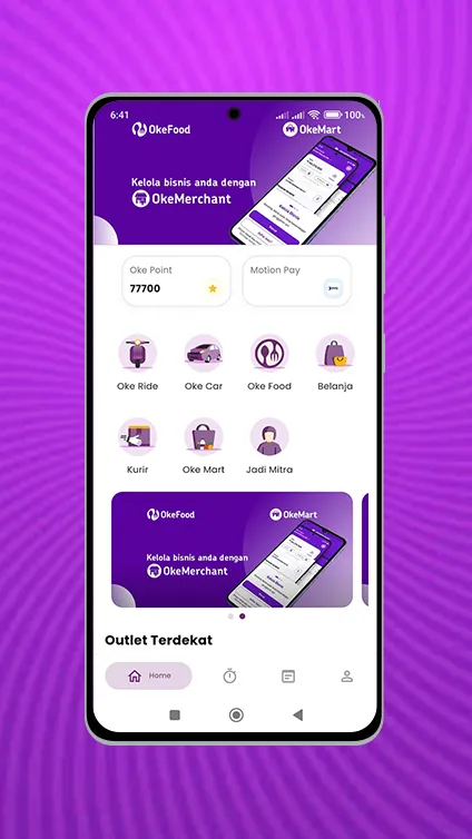 OKEJEK - Ojek Online, Makanan | Indus Appstore | Screenshot