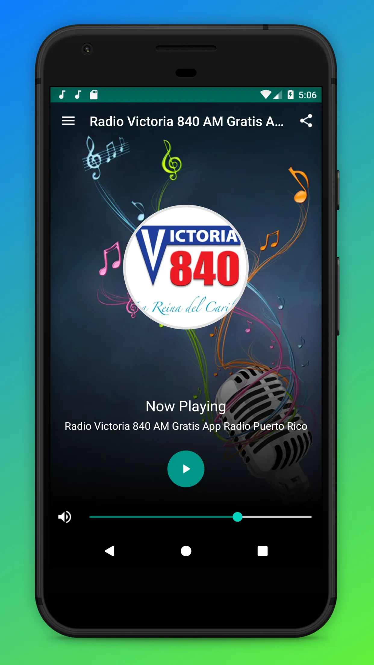 Radio Victoria 840 AM App Live | Indus Appstore | Screenshot