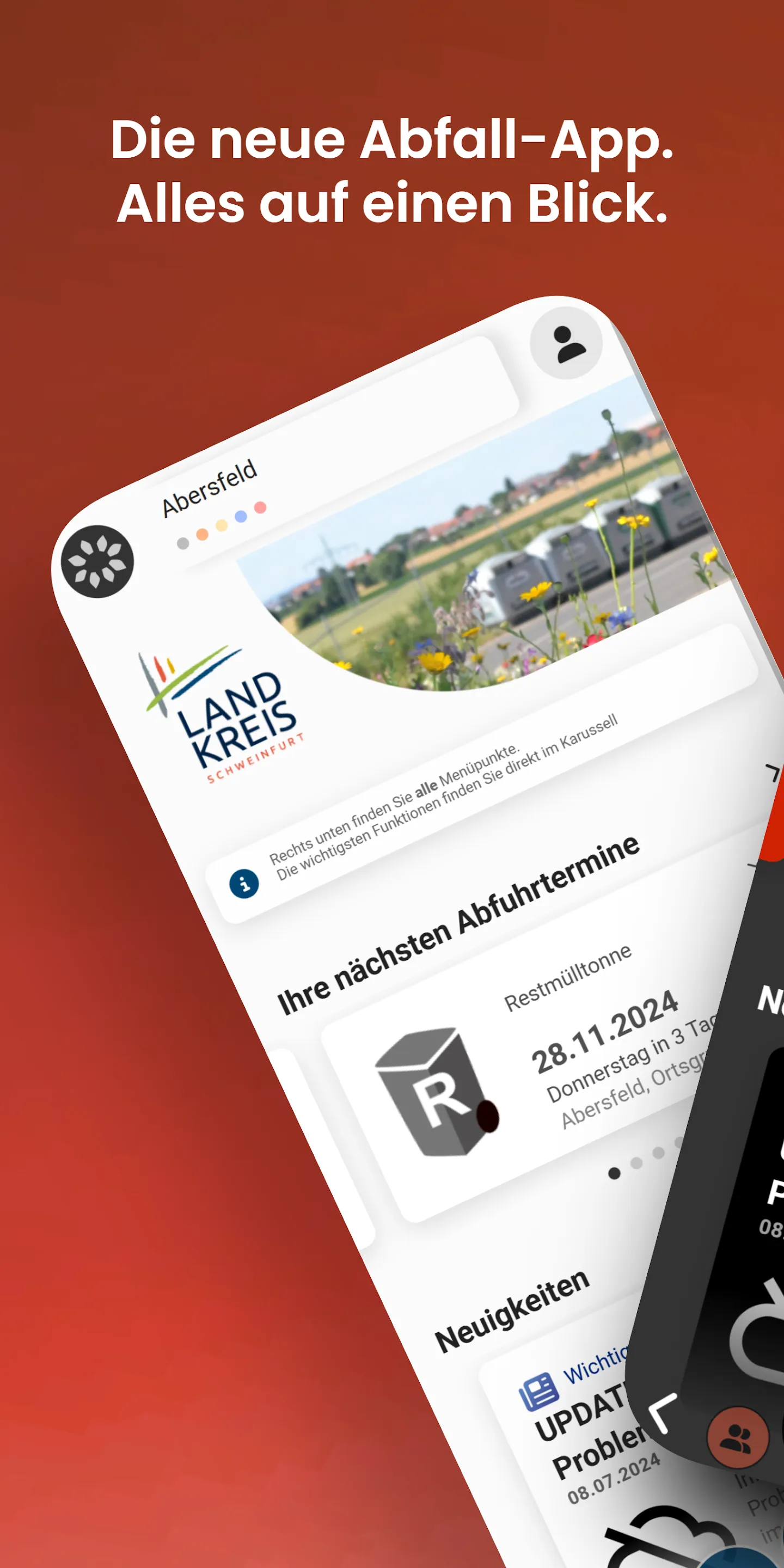 LRA Schweinfurt Abfall-App | Indus Appstore | Screenshot