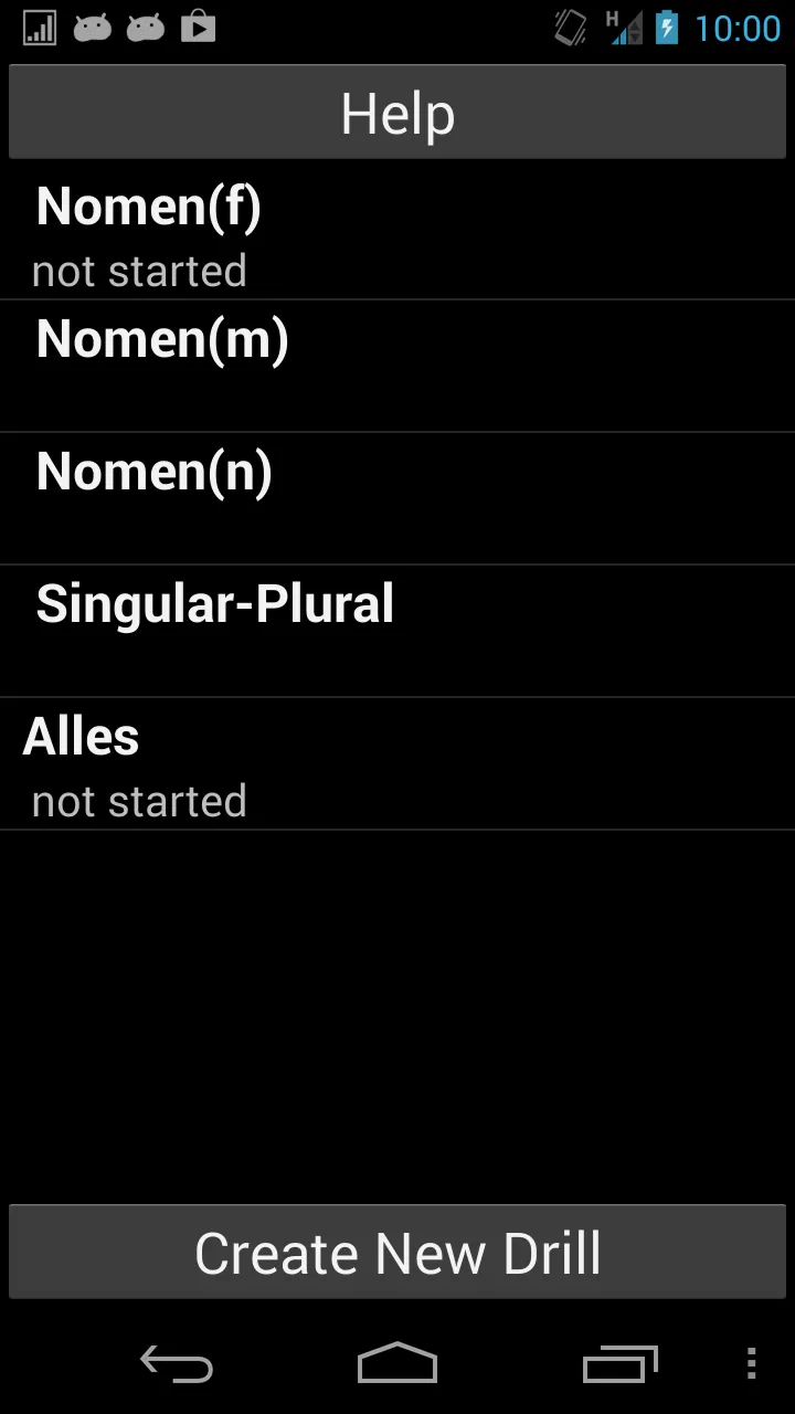 German Declension Trainer Pro | Indus Appstore | Screenshot