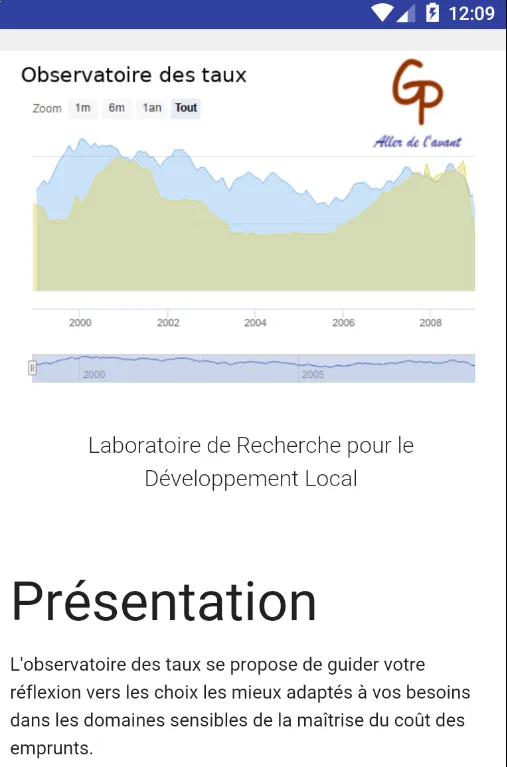 Observatoire des taux | Indus Appstore | Screenshot