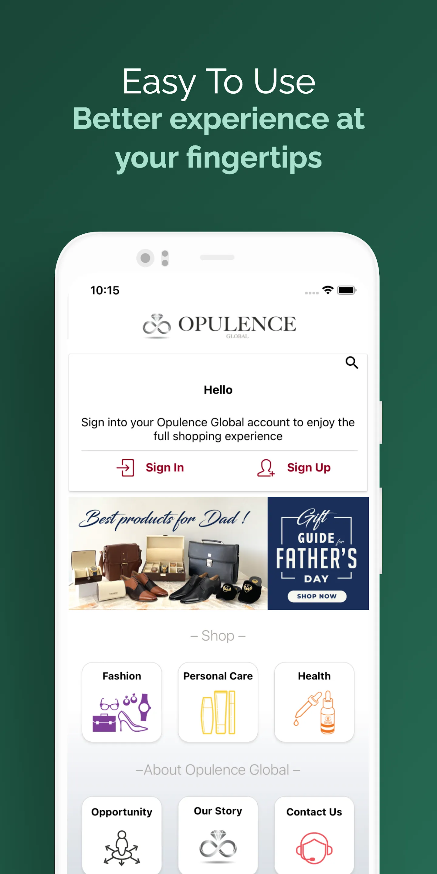 Opulence Global | Indus Appstore | Screenshot