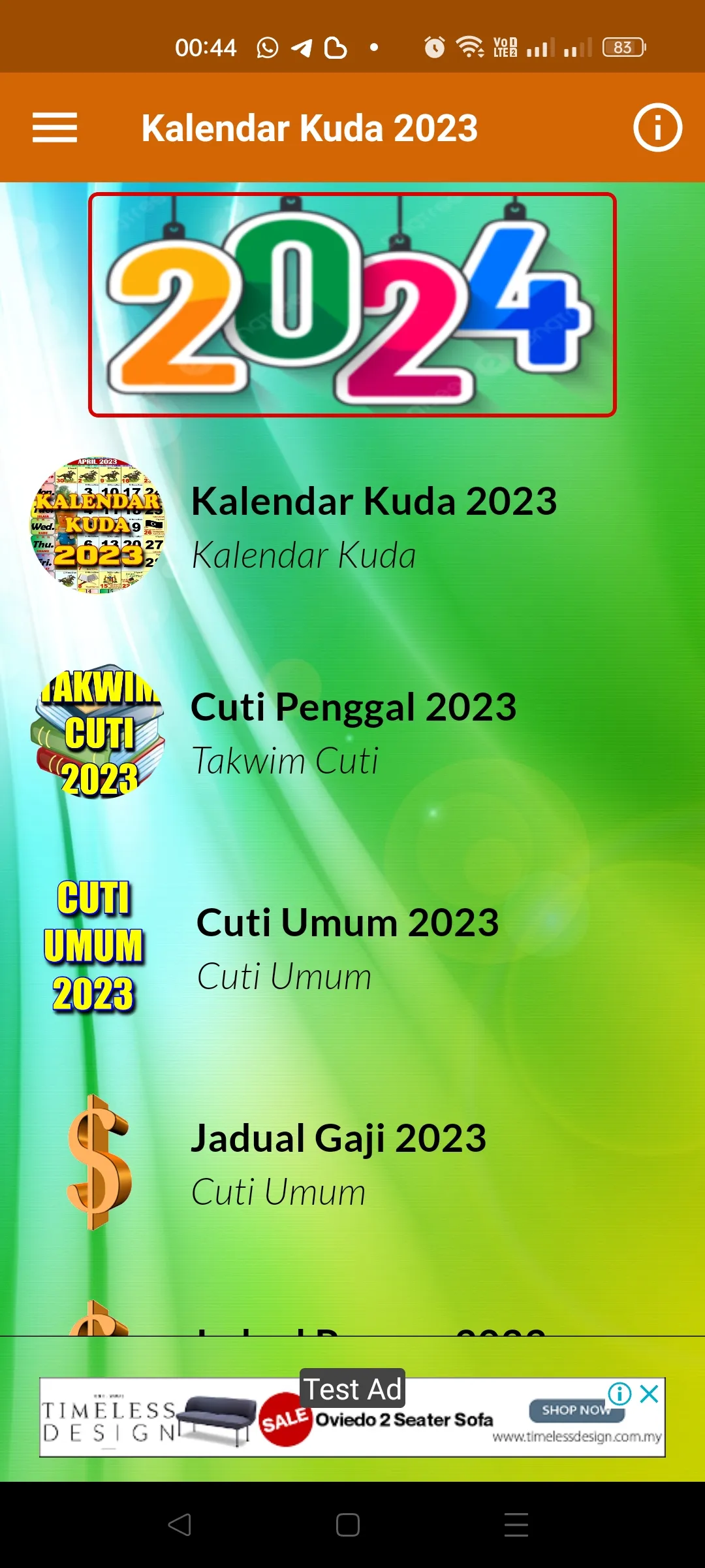 Kalendar Kuda Malaysia - 2024 | Indus Appstore | Screenshot