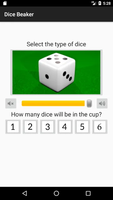 Dice Beaker | Indus Appstore | Screenshot