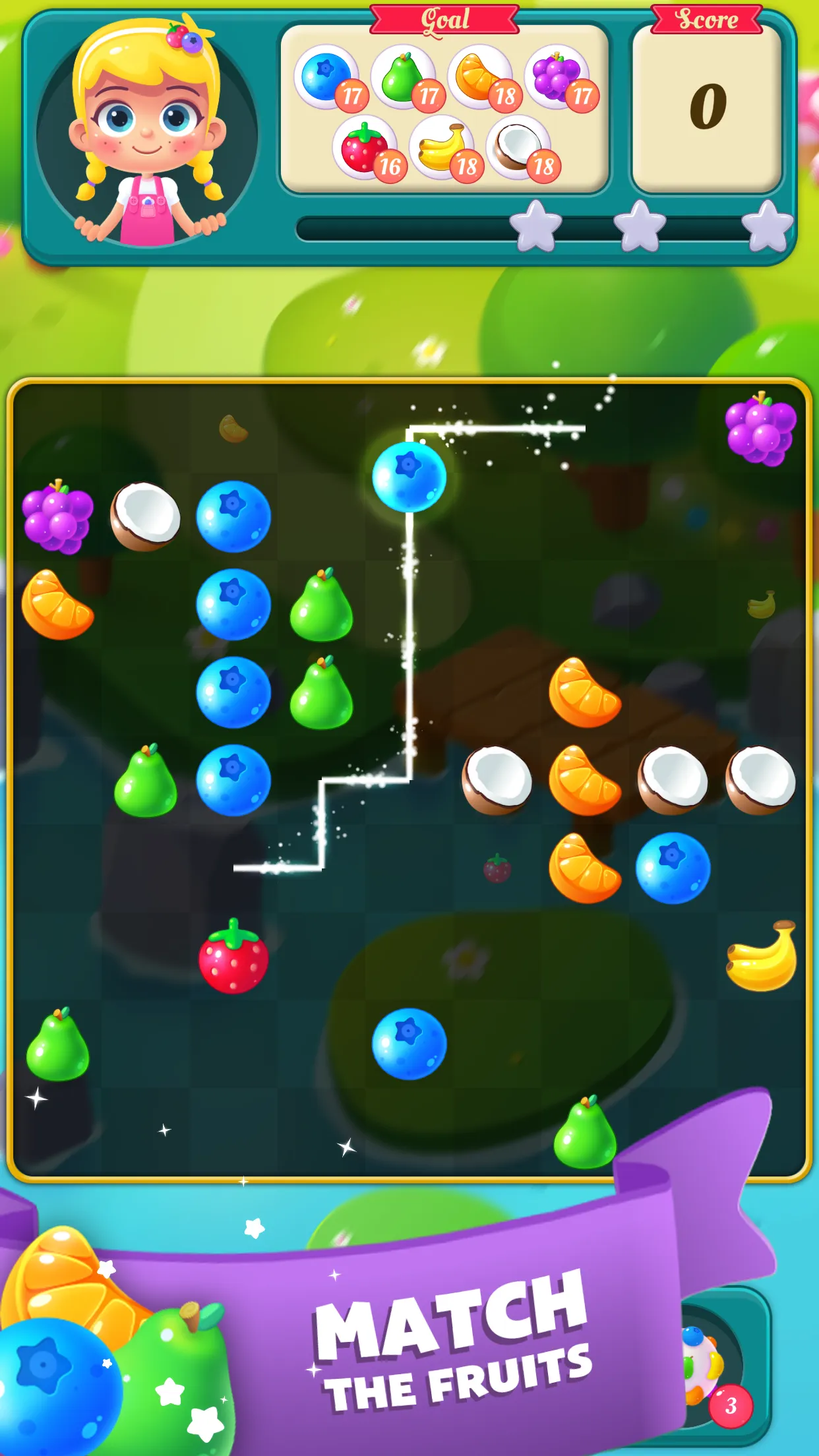 Fruit Lines - Match 5 Color | Indus Appstore | Screenshot