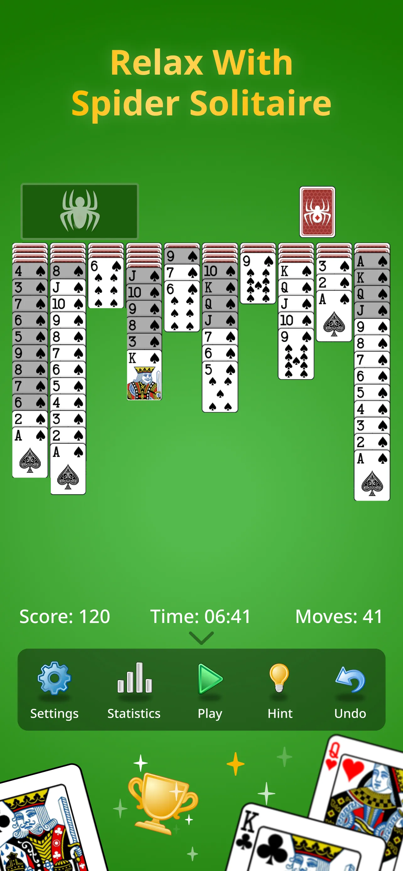 Spider Solitaire Classic | Indus Appstore | Screenshot