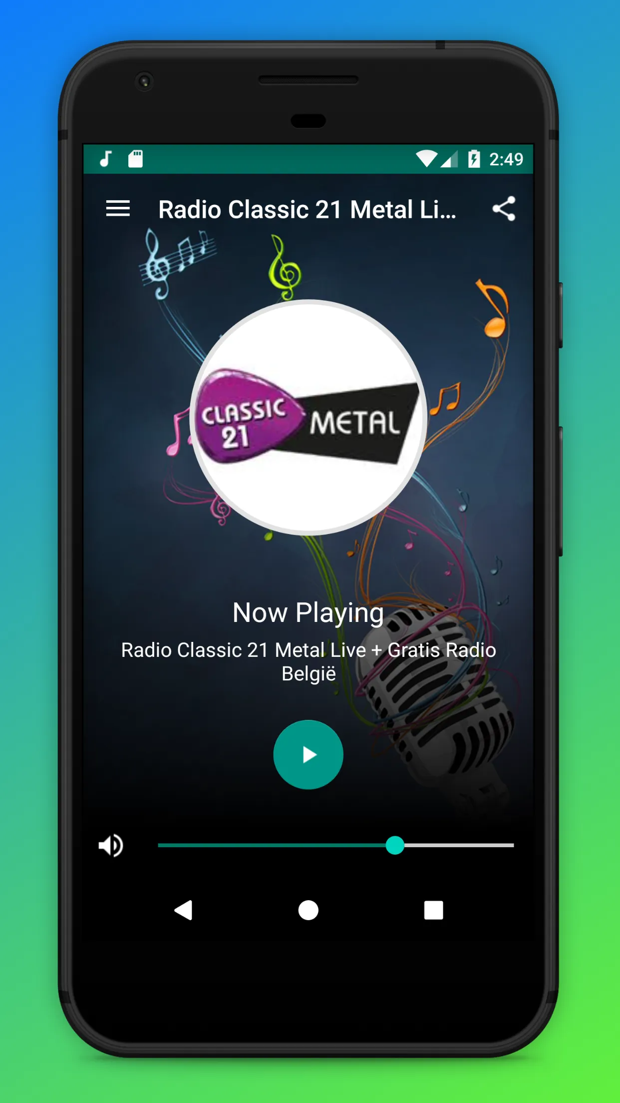 RTBF Classic 21 Radio Metal BE | Indus Appstore | Screenshot