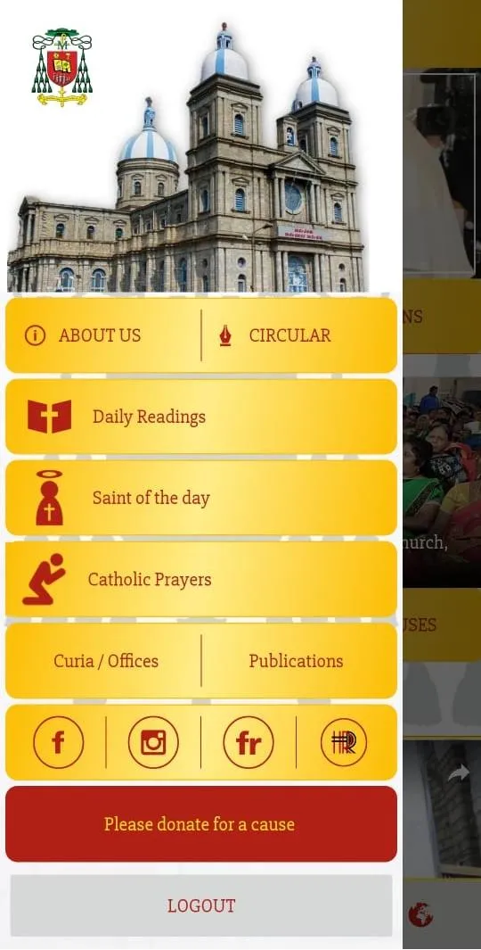 ARCHDIOCESE OF BANGALORE | Indus Appstore | Screenshot