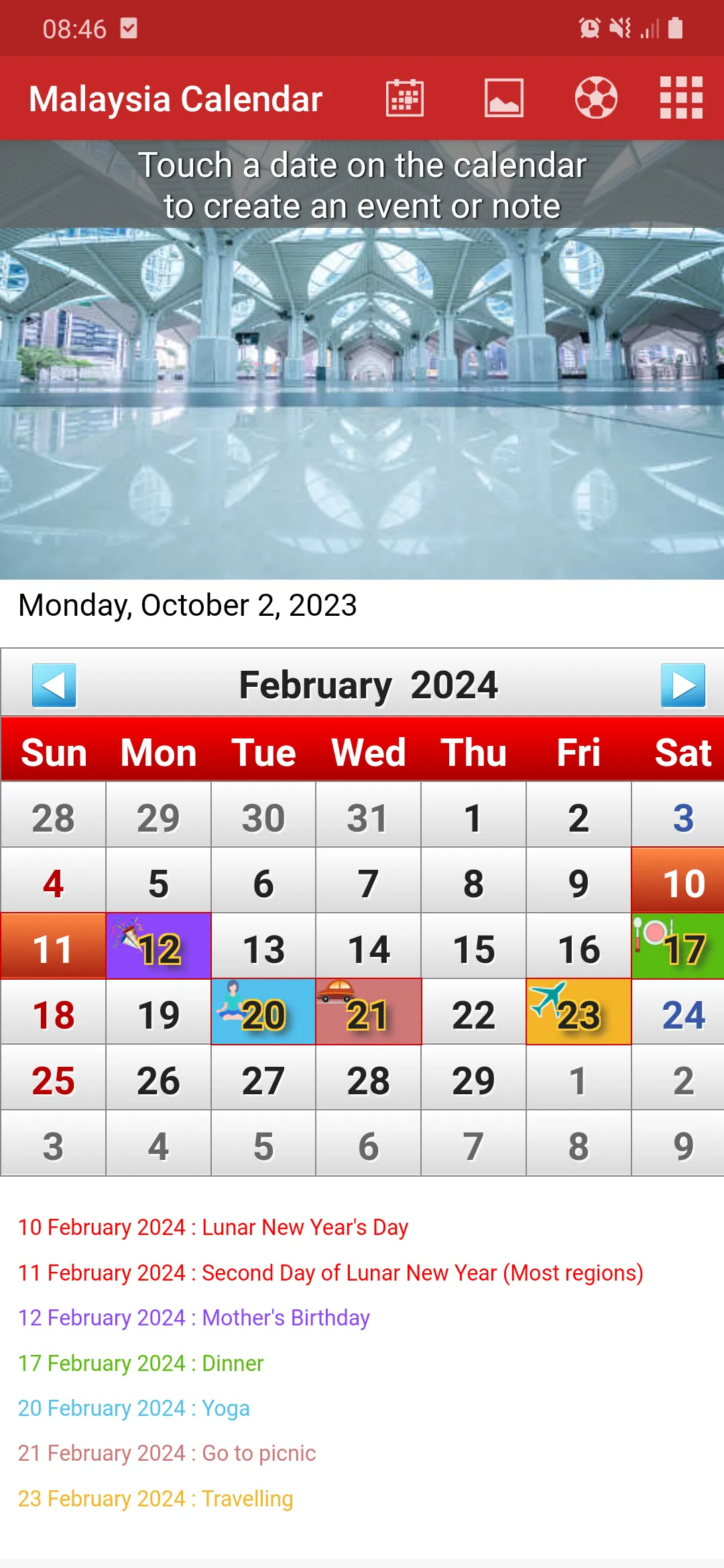 Malaysia Calendar 2024 | Indus Appstore | Screenshot