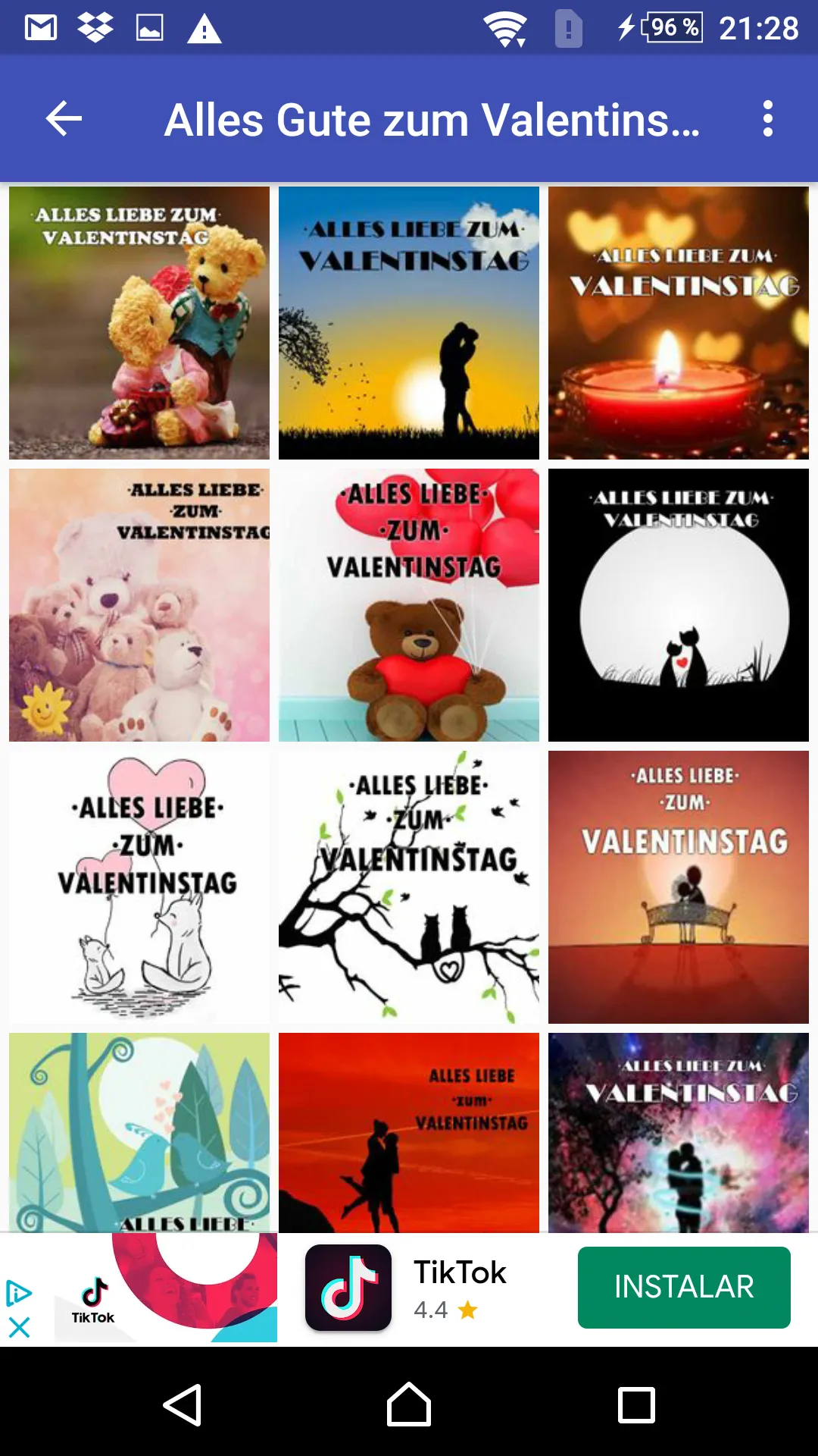 Alles Gute zum Valentinstag | Indus Appstore | Screenshot