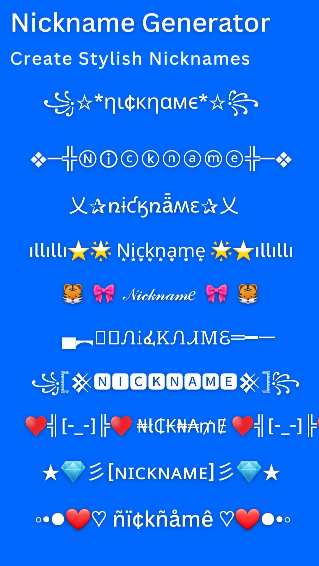 Nickname Generator:Nickname ff | Indus Appstore | Screenshot