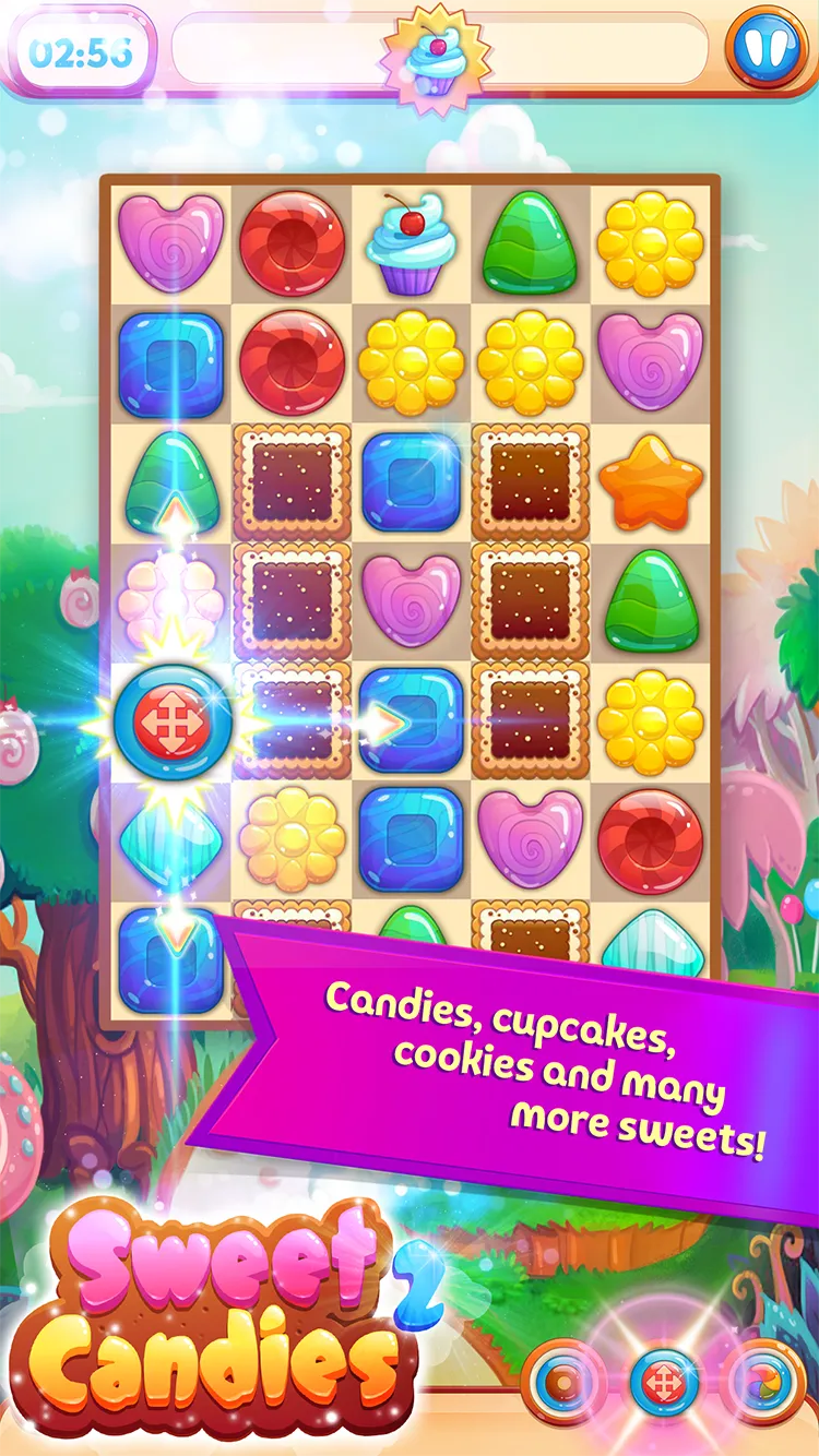 Sweet Candies 2 - Match 3 | Indus Appstore | Screenshot